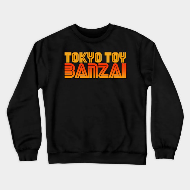 TOKYO TOY BANZAI "SUNSET" LOGO Crewneck Sweatshirt by TOKYO TOY BASTARD TEE BODEGA